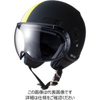 マルシン（Marushin） バイクヘルメット ジェット SAFIT MS-340 アシンメトリック イエロー