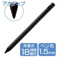タッチペン スタイラスペン 充電式 USB Type-C 充電 磁気吸着 極細 P-TPACST03 エレコム