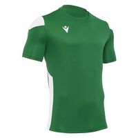 macron（マクロン） サッカー 半袖シャツ POLIS ショートスリーブゲームシャツ 5081 グリーン/ホワイト