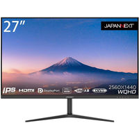 ジャパンネクスト 27インチ ワイド液晶ディスプレイ JN-IPS27WQHDR-C65W 1個（直送品）