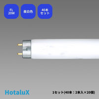 ホタルクス 直管スタータ形　残光ホタルック　3波長蛍光ランプ　20W　ライフルック　昼白色　2本パック FL20ENM-SHG-A2-2P（直送品）