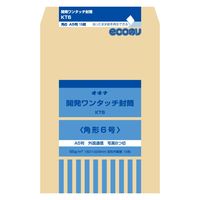 オキナ 開発ワンタッチ封筒　６号 KT6 10袋（直送品）