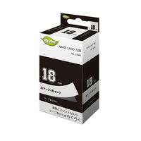 日本ナインスター ネームランド互換テープ NS-18WE 1セット（5個）