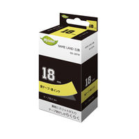 日本ナインスター ネームランド互換テープ　ＸＲー１８ＹＷ NS-18YW 5個（直送品）