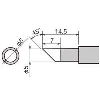 太洋電機産業 替こて先 PXー280用 PX-28RT-5C 1セット(4P)（直送品）