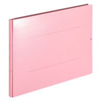 アスクル 背幅伸縮ファイル PPラミネート（コクヨ製造）A4ヨコ ピンク 1冊  オリジナル