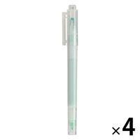 無印良品 窓付き蛍光ペン 緑 1セット（4本） 良品計画