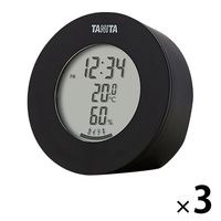 タニタ 温湿度計 時計 温度 湿度 デジタル 卓上 マグネット TT-585