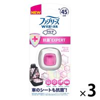 ファブリーズ 車用 消臭芳香剤 イージークリップ クリーンピンクスプラッシュ 1セット（3個） P&G