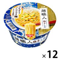 カップラーメン 日清食品 日清麺職人 柚子しお ノンフライめん インスタントカップ麺 12個