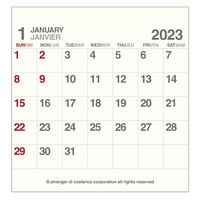 エトランジェ・ディ・コスタリカ 【2023版】CD 卓上カレンダー CLS-CD-02 1セット（3冊）（直送品）