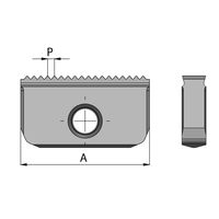 Carmex Precision Tools ミルスレッドPG ねじ切りチップ 30mmx16山 MT7 30-16PG（直送品）