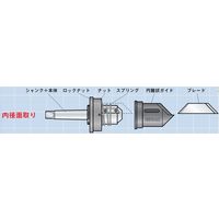 KOPAL 80-120 内径面取り・外径面取り用ナット KP01-785 1個（直送品）