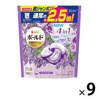 ボールド ジェルボール4D ラベンダー&フローラルガーデン 詰め替え 超ジャンボ 1箱（28粒入×9個） 洗濯洗剤 P＆G