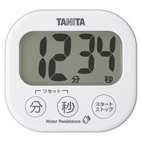 タニタ（TANITA）洗える「でか見え」タイマー キッチンタイマー ホワイト TD426WH 1個