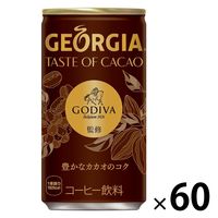 コカ・コーラ ジョージア テイストオブカカオ （GODIVA Japan 監修） 185g 1セット（60缶）