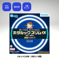 丸形スリム管　ホタルックスリムα　残光ホタルック　高周波点灯専用蛍光ランプ　27形+34形　昼光色　FHC86EDF-SHG-A2 １セット(5個入)（直送品）