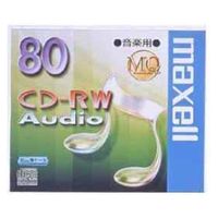 マクセル 音楽専用ＣＤーＲＷメディア　８０分　１枚ケース入り CDRWA80MQ.1TP（直送品）