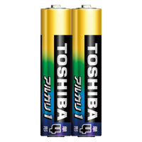 東芝 東芝（TOSHIBA）アルカリ乾電池 単4形 2本パック（シュリンク） LR03AN 2KP 1セット（100本：20本×5箱）