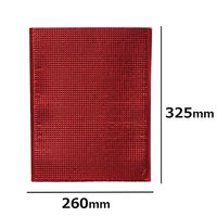 ロジマート 保冷袋 Mサイズ 赤色 10枚セット RM-10（直送品）