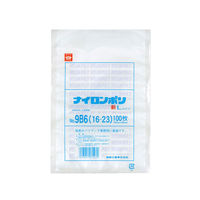 福助工業 真空袋　ナイロンポリ 新Lタイプ No.9B6 (16-23)　2400枚(100×24) 0707686（直送品）