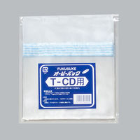 福助工業　OPP袋 オーピーパック テープ付 T-CD用  1ケース(100枚×10袋)　96076（直送品）