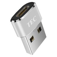 テック USB Type-Aオス to Type-Cメス変換アダプタ TUSB31ATC 1個（直送品）