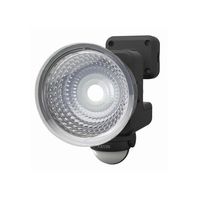 ムサシ フリーアーム式LEDセンサーライト 防雨型 乾電池式タイプ 天井取付可 1.3W×1灯 110lm 白熱球15W相当 CBA-110（直送品）