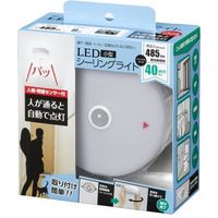 小型シーリングライト 40W形 センサータイプ CELMS40N01 ヤザワコーポレーション（直送品）