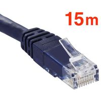 オーム電機 LANケーブル カテゴリー6A 15m PC-N0147（直送品）
