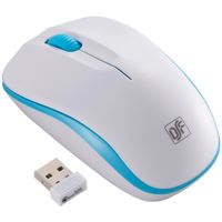 オーム電機 ワイヤレスマウス IR LED ホワイト・ブルー Mサイズ PC-SMWIM32 WA（直送品）