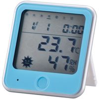 オーム電機 温湿度計 インフルエンザ熱中症計 インフルエンザ 熱中症対策 温度計 湿度計 TEM-300