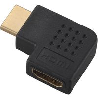 オーム電機 HDMI 変換プラグ 縦L型 VIS-P0305（直送品）