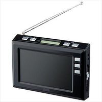 4.3インチディスプレイ ワンセグラジオ（ブラック） TV03BK ヤザワコーポレーション（直送品）