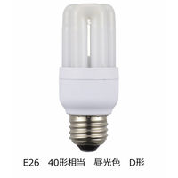 オーム電機 LED電球 D形 E26 40形相当 4.0W 510lm 昼光色 LDF4D-G-E26 1個