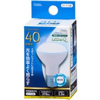 オーム電機 LED電球 レフランプミニ形 E17 40形相当 3W 昼光色 広角タイプ140° LDR3D-W-E17 A9（直送品）