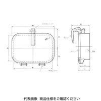 椿本バルクシステム ワンタッチ窓 ハイネック形 耐熱タイプ（400℃） CMD-R2-H400D 1個（直送品）