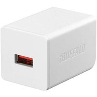 バッファロー 2.4A　USB急速充電器　AutoPowerSelect機能搭載　１ポートタイプ BSMPA2402P1WH 1台