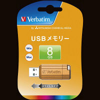 三菱ケミカルメディア ＵＳＢフラッシュメモリ　８ＧＢ　オレンジ USBP8GVD1 1枚（直送品）