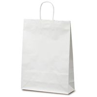 ベルベ 手提げ 紙袋 マットバッグ L ホワイト 1074 1包：50枚（10×5）（直送品）