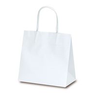 ベルベ 手提げ 紙袋 マットバッグ SS ホワイト 1079 1包：100枚（10×10）（直送品）
