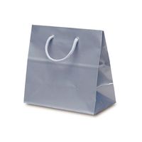 ベルベ 手提げ 紙袋 リトルバッグ シルバー 1502 1包：100枚（10×10）（直送品）