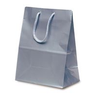 ベルベ 手提げ 紙袋 ミニバッグ シルバー 1512 1包：100枚（10×10）（直送品）