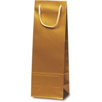 ベルベ 手提げ 紙袋 スリムバッグ ゴールド 1525 1包：100枚（10×10）（直送品）