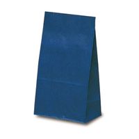 ベルベ 雑貨 食品 紙袋 角底袋 カラー（紺） 4号 2817 1包：1000枚（100×10）（直送品）