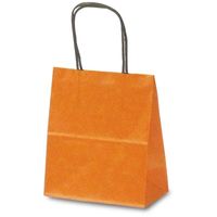 ベルベ 紙袋 1113 自動紐手提袋 T-1 カラー（オレンジ） 1113 1包：200枚（25×8）（直送品）