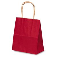 ベルベ 紙袋 1114 自動紐手提袋 T-1 カラー（赤） 1114 1包：200枚（25×8）（直送品）
