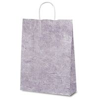 ベルベ 紙袋 1824 自動紐手提袋 T-8 彩流（紫） 1824 1包：200枚（50×4）（直送品）