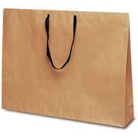 ベルベ 紙袋 1988 手提袋 T-ショルダー17 茶無地 1988 1包：50枚（10×5）（直送品）