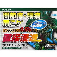 ラフェルサ サリスターパップIDα 30枚 テイコクファルマケア　貼り薬 シップ 痛み止め インドメタシン配合 腰痛 筋肉痛【第2類医薬品】